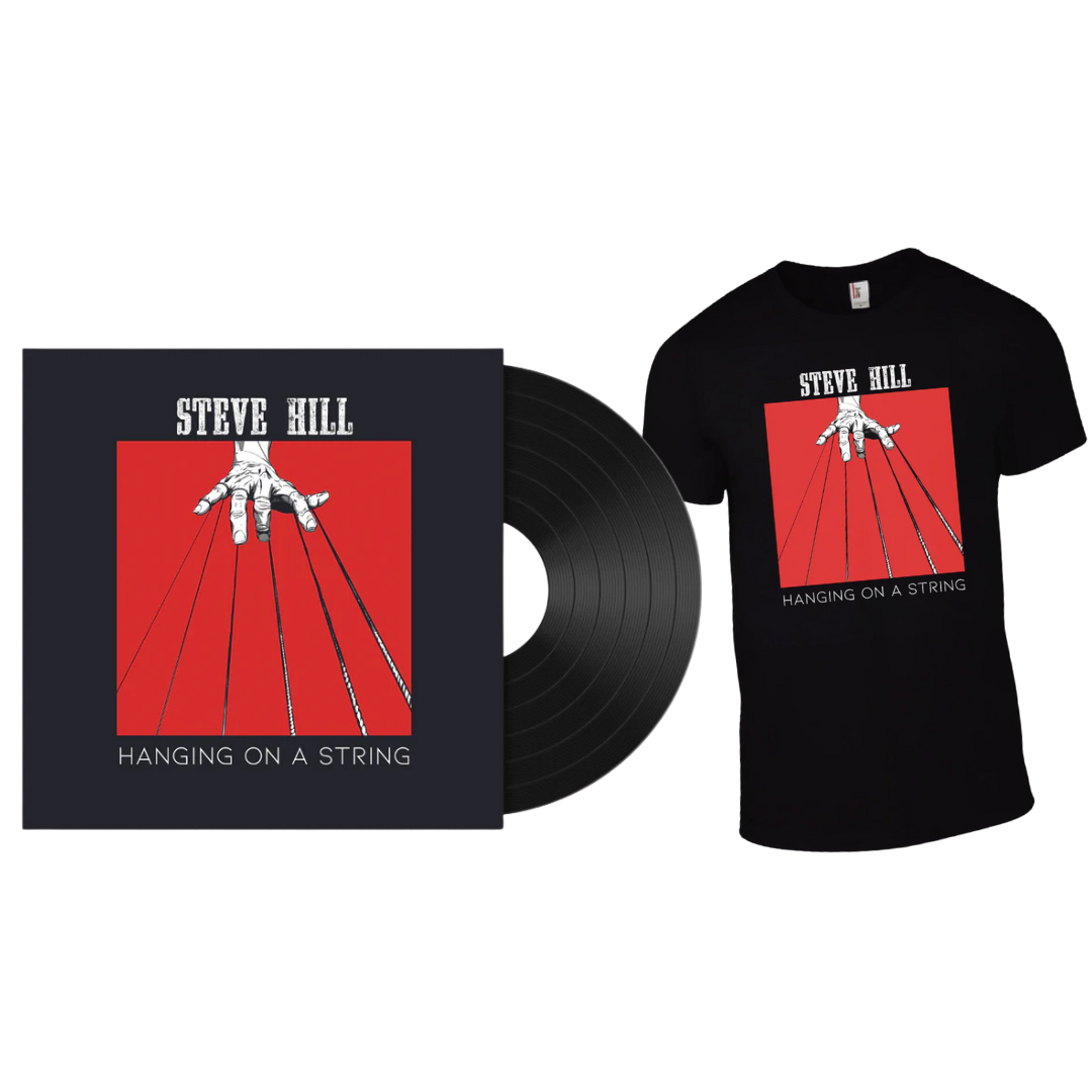 BUNDLE | Steve Hill - Hanging On A String LP + T-Shirt Hanging On A String