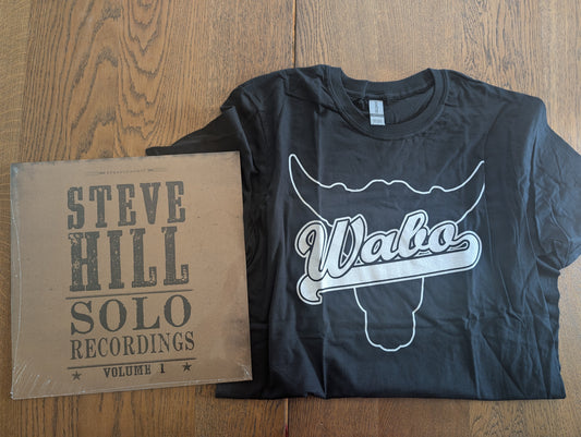 BUNDLE | Steve Hill - Solo Recordings Vol.1 LP + T-Shirt Wabo