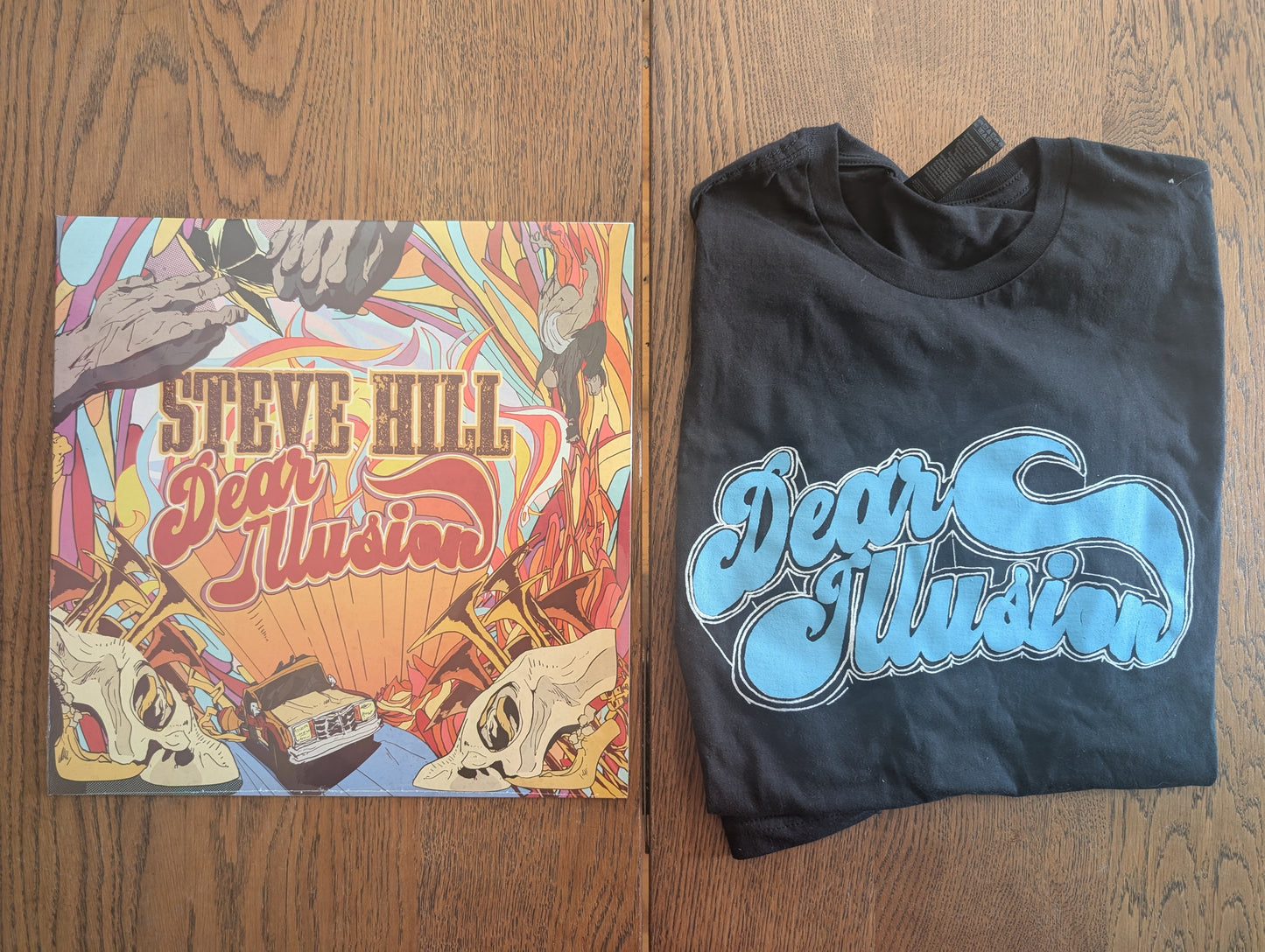 BUNDLE | Steve Hill - Dear Illusion LP + T-Shirt Dear Illusion