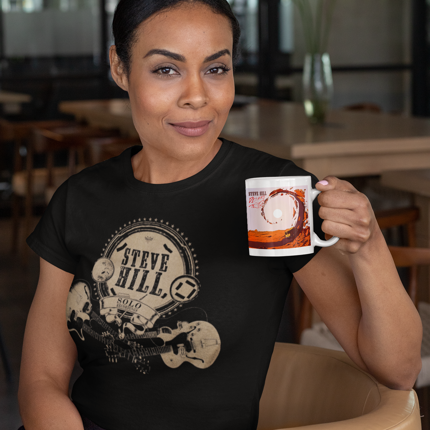 Steve Hill Solo Recordings Guitars - T-Shirt - Women