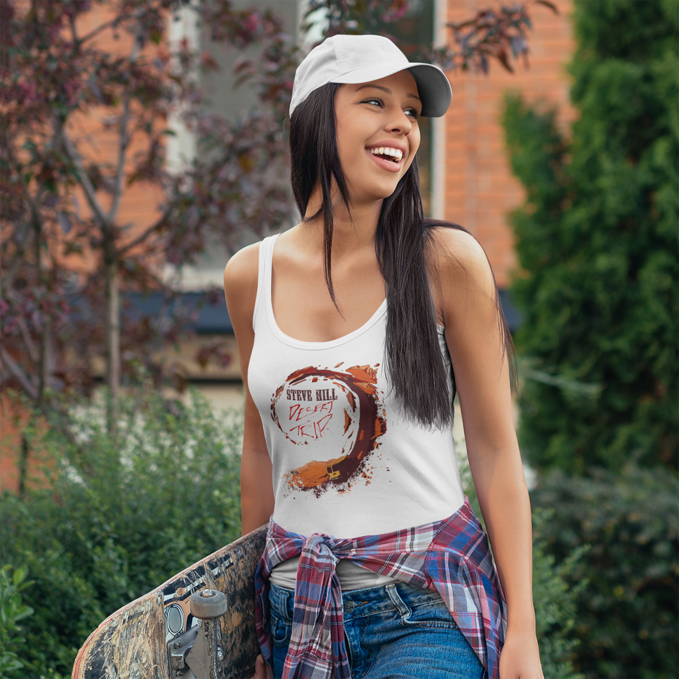 Desert Trip - White Tank Top - Women