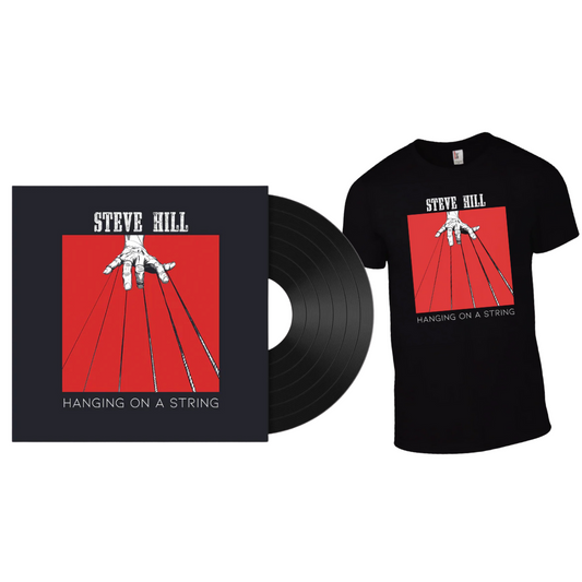 BUNDLE | Steve Hill - Hanging On A String  LP + T-Shirt Hanging On A String