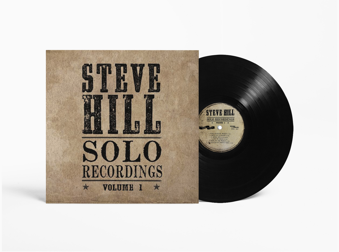 Steve Hill Solo Recordings Volume 1 - Vinyl Record